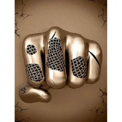 Abstract People Wall Art Canvas Love Couples Prints Painting Artwork Picture Kissing Hug Love Bronze Glitter Home Decoration Décor Rolled Canvas No Frame Unframed Unstretched