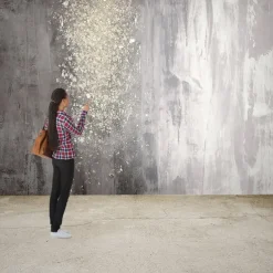 Abstract Wallpaper Mural Grey Wall Murals Covering Sticker Peel and Stick Removable PVC/Vinyl Material Self Adhesive/Adhesive Required Wall Decor for Living Room, Kitchen, Bathroom