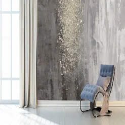 Abstract Wallpaper Mural Grey Wall Murals Covering Sticker Peel and Stick Removable PVC/Vinyl Material Self Adhesive/Adhesive Required Wall Decor for Living Room, Kitchen, Bathroom