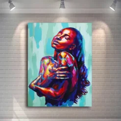 Abstract Woman Nude Canvas Painting Sexy Body Art Canvas Painting Print Sex Posters Wall Art Pictures Modern Bedroom Home Decor