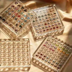 Acrylic Magnetic Seashell Display Box Premium Quality Stunning Showcase to Present and Protect Your Cherished Seashell Collection, Perfect for Home Decor or Gift Giving(Seashell Not Included)