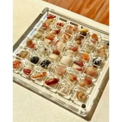 Acrylic Magnetic Seashell Display Box Premium Quality Stunning Showcase to Present and Protect Your Cherished Seashell Collection, Perfect for Home Decor or Gift Giving(Seashell Not Included)