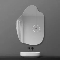 Acrylic Mirror Wall Sticker - Self-Adhesive, Irregular Cloud Design for Bathroom, Dressing Table, and Wardrobe - No Drilling Required