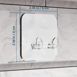 Adhesive Hook -30 Pieces With Adhesive Tape - No Damage No Tools Required No Holes Waterproof And Oil Resistant Very Suitable For Bathroom Kitchen And Home Decoration