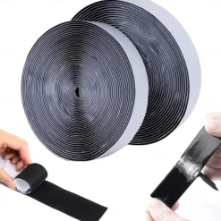 Adhesive Hook and Loop Mosquito Net for Windows Self Tape Velcro Tapes Mosquito Net Tape Mounting Tape for Office Multipurpose