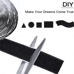 Adhesive Hook and Loop Mosquito Net for Windows Self Tape Velcro Tapes Mosquito Net Tape Mounting Tape for Office Multipurpose