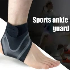 Adjustable Ankle Support Brace – Non-Elastic Compression Wrap for Injury Prevention, Sprain Protection & Stability, Sports & Fitness Protective Gear for Outdoor Activities