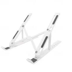 Adjustable Laptop Stand - Foldable, Portable Aluminum Alloy Stand, Breathable and Lightweight, Compatible Laptops, and Tablets