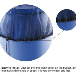 Adjustable Mesh Cover For Rain Barrel, Anti Falling Leaves Filter Screen, Gardening Supplies