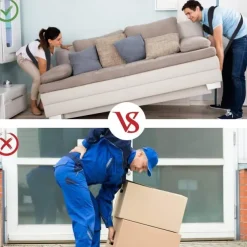 Adjustable Moving Straps, Furniture Moving Straps Lifting Straps for 2 Movers Shoulder Lifting and Moving System for Move Furniture, Appliances, Mattresses, Heavy Objects up to 800 lbs