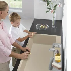 Adjustable Silicone Sponge Holder, Faucet Water Catcher Mat, 2 IN 1 Absorbent Faucet Splash Mat, Draining Faucet Water Catcher Mat, Sponge Holder Over Faucet Sink Organizer, Kitchen Bathroom Sink Acce