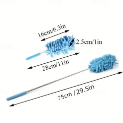 Adjustable Stretch Extend Microfiber Duster, Chenille Duster, Multi-functional Retractable Household Duster, Car Office Cleaning Kitchen Tools Car Accessories