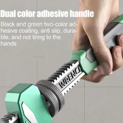 Adjustable Wrench, F-Type Pipe Wrench, Multi-Functional Plumbing Wrench, Heavy Duty Pipe Wrenches for Special-Shaped Valve Removal and Round Pipes