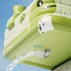 Adult Inflatable Swimming Pool with Free Inflation Tools, Large Outdoor Water Fun for Home and Family, Weekend Play, Summer Water Play,