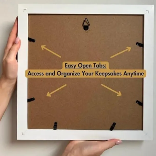 Adventure Archive Box, Travel Shadow Box with Slot, Memory Boxes for Keepsakes, Shadow Box Frame, Ticket Holder with World Map and Plane Design, Photo Theatre Movie Concert Ticket