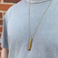 Aerosolry Breathlace,Stainless Steel Pendant Necklace Whistle for Meditation, Mindfulness, Breathing Techniques, Stress Relief, and Anxiety Reduction during Yoga