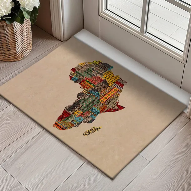 African Independence Day Doormat Kitchen Mat Floor Mat Non-Slip Area Rug Oil Proof Rug Indoor Outdoor Mat Bedroom Decor Bathroom Mat Entrance Rug