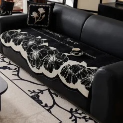 All-Season Chenille Couch Cover - Soft and Durable Fabric for Year-Round Comfort - Elegant Design Enhances Any Living Space - Protects Your Sofa from Spills, Stains, and Scratches - Easy to Fit, Remov