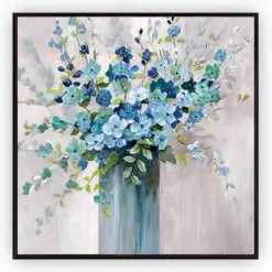 Almond Blossom Handmade Hand Painted Oil Painting Wall Art Abstract Violet Flowers Paintings Home Decoration Decor Rolled Canvas No Frame Unstretched