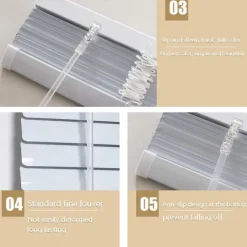 Aluminium Venetian Window Blinds Home Office Blind,Blade Angle Can Be Adjusted Freely,Blinds Roller Blinds Shading Bathroom Kitchen Balcony Shade Blinds
