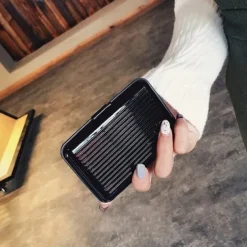 Aluminum Bank Card Holder Blocking Hard Case Wallet Solid Credit Card Anti-RFID Scanning Protect Card Holder