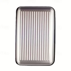 Aluminum Bank Card Holder Blocking Hard Case Wallet Solid Credit Card Anti-RFID Scanning Protect Card Holder