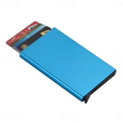 Aluminum Card Holder ID RFID Credit Card Holder Automatic Pop-up Bank Card Box Smart Quick Release Women Wallet Mini Car Package