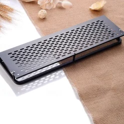 Aluminum Toilet Rack Wall Hanging Black Hotel Pendant Rectangular Net Blue Storage Rack Bathroom Accessories