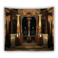 Ancient Egyptian Pyramids Hanging Tapestry Wall Art Large Tapestry Mural Decor Photograph Backdrop Blanket Curtain Home Bedroom Living Room Decoration Medieval