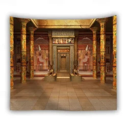 Ancient Egyptian Pyramids Hanging Tapestry Wall Art Large Tapestry Mural Decor Photograph Backdrop Blanket Curtain Home Bedroom Living Room Decoration Medieval