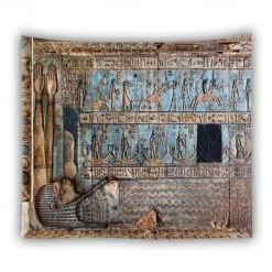 Ancient Egyptian Pyramids Hanging Tapestry Wall Art Large Tapestry Mural Decor Photograph Backdrop Blanket Curtain Home Bedroom Living Room Decoration Medieval