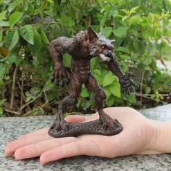 Ancient European Werewolf Doll Model for Western Fantasy Durable PVC Halloween Decor & Props Collector'S Edition for Role Playing Games, Perfect for Christmas, Easter, And Birthday Gifts