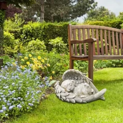 Angel Pet Cat Dog Memorial Resin Remembrance Gifts Grave Markers Pet Statue Memorial Ornament Garden Decor