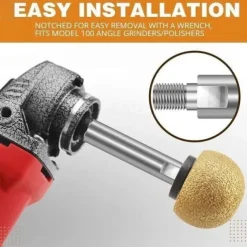 Angle Grinder Bit Extension Shaft 80mm M10 Durable Connecting Rod for Polishing Pad Grinding Connection Adapter Power Tool