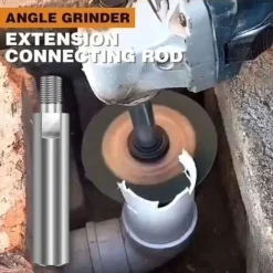 Angle Grinder Bit Extension Shaft 80mm M10 Durable Connecting Rod for Polishing Pad Grinding Connection Adapter Power Tool