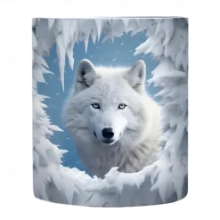 Animal Coffee Cup 3D illusion Coffee Mugs, Animal Gift Cup Travel Mug Funny Drinking Cup Desk Decor,11.2oz Ceramic Mug Tea Mug, Birthday Christmas Gifts for Animal Lovniner