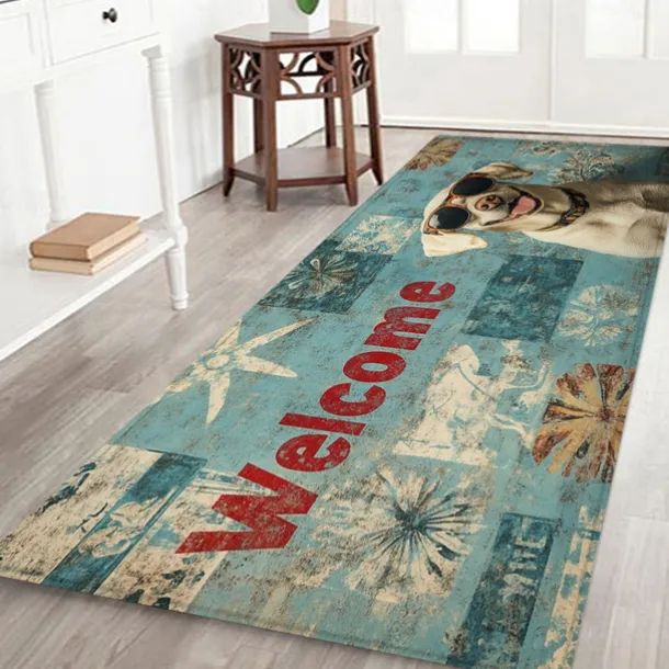 Animal Printing Area Rug Kitchen Mat Non-Slip Oil Proof Floor Mat Livingroom Rug Indoor Outdoor Mat Bedroom Decor Bathroom Mat Entrance Rug Door Mat