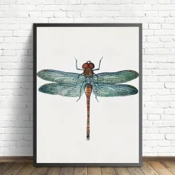 Animal Wall Art Canvas Dragonfly Prints and Posters Pictures Decorative Fabric Painting For Living Room Pictures No Frame