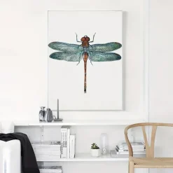 Animal Wall Art Canvas Dragonfly Prints and Posters Pictures Decorative Fabric Painting For Living Room Pictures No Frame