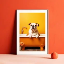 Animal Wall Art Canvas Funny Series Prints and Posters Pictures Decorative Fabric Painting For Living Room Bathroom Toilet Pictures No Frame