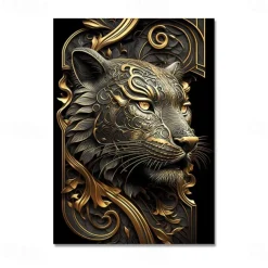 Animal Wall Art Canvas Prints and Posters Abstract Portrait Pictures Decorative Fabric Painting For Living Room Pictures No Frame