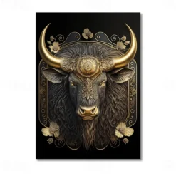 Animal Wall Art Canvas Prints and Posters Abstract Portrait Pictures Decorative Fabric Painting For Living Room Pictures No Frame