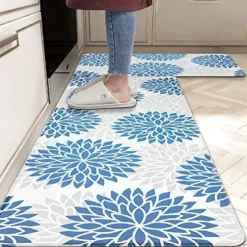 Anti Fatigue Kitchen Rug Non Slip Kitchen Mats Floor Mat Cushioned Area Rugs Waterproof Comfort Standing Mat Runner for Kitchen