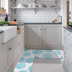 Anti Fatigue Kitchen Rug Non Slip Kitchen Mats Floor Mat Cushioned Area Rugs Waterproof Comfort Standing Mat Runner for Kitchen