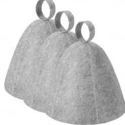 Anti Heat Sauna Hat Thicken Wool Felt Shower Cap Quickly Towel Men Women Cap Satin Hat Hair Night Sauna Bathroom Accessories