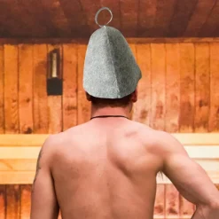 Anti Heat Sauna Hat Thicken Wool Felt Shower Cap Quickly Towel Men Women Cap Satin Hat Hair Night Sauna Bathroom Accessories