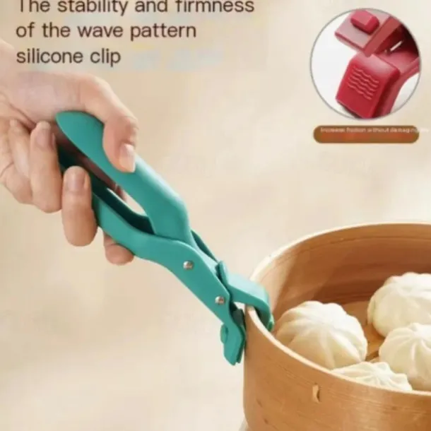 Anti Scald Plate Bowl Dish Pot Holder Holder Silicon Clamp Anti-hot Clip Lifter Kitchen Oven Accessories Tool