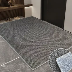 Anti-cat scratch pet mat entry door porch imitation sisal mat simple advanced study tea room non-slip mat