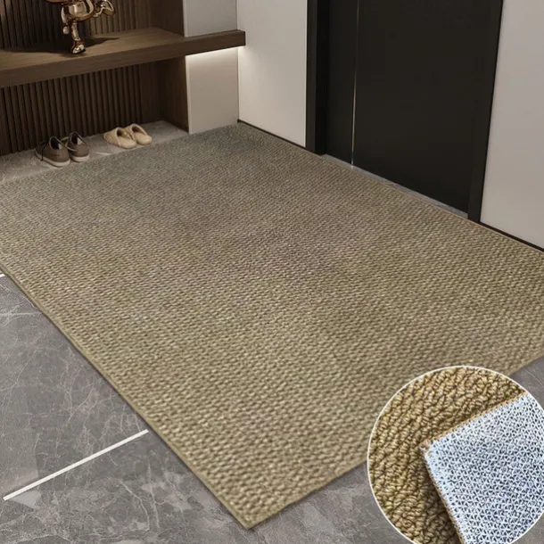 Anti-cat scratch pet mat entry door porch imitation sisal mat simple advanced study tea room non-slip mat