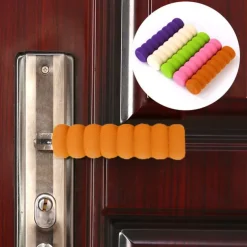Anti-Collision Door Handle Cover Door Pull Protective Sleeve Child Safety Super Soft Foam Safety Spiral Cover for Hot Doors Non-Toxic